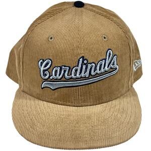 St. Louis Cardinals Corduroy New Era Cooperstown MLB Fitted Hat 7 5/8 New